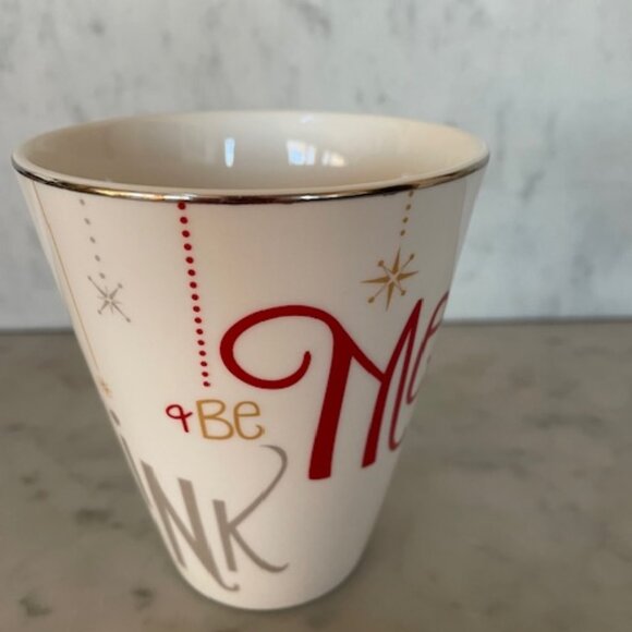 LENOX Mug Eat Drink Be Merry 10 ounces - Picture 6 of 11